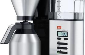 MELITTA 1012-06 Cafetière Aroma Elegance Therm DeLuxe 1012-06 Noir/Acier brossé