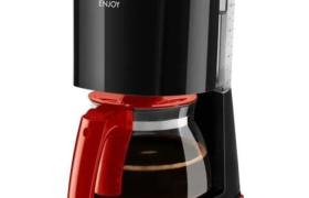 MELITTA 1017-09 Cafetière filtre Enjoy II Glass - Rouge et Noir