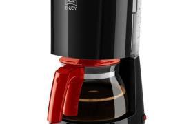 Melitta - 1017-09 Cafetiere filtre Enjoy ii Glass - Rouge et Noir