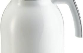 Melitta 307133 Look III Therm de Luxe Verseuse pour Machine à café Blanc/Argent