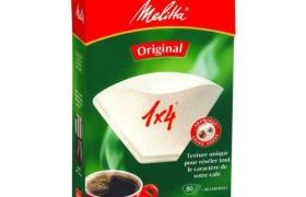 melitta 80 filtres a café 1x4 blanc - avec un sachet de détartrant