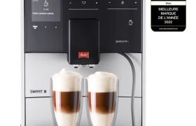 Melitta Barista T Smart® Argent F831-101 Machine à Café, Expresso et Boissons Chaudes Automatiques