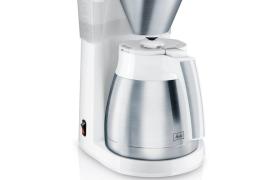 Melitta CAFETIÈRE EASY TOP THERM SST BLANC-ACIER BROSSE