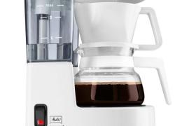 Melitta Cafetière à Filtre avec Verseuse en Verre, Pour 2 Tasses de Café, Aromaboy, Blanc, 1015-01