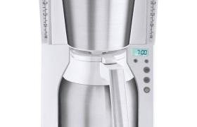 MELITTA Cafétière Look IV Therm Timer 1011-15 Blanc/Acier Brossé