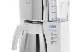 Melitta Cafetière programmable Look V Therm Timer 1025-17 Blanc/Acier
