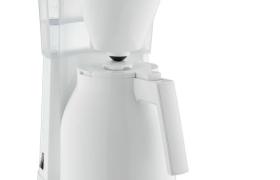 Melitta Easy Therm II 1023-05 Blanc - Cafetière - Thermo-pot à commande à une main, réservoir d'eau transparent -Blanc