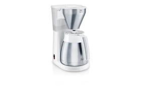 Melitta EasyTop Therm Steel - Cafetière - 12 tasses - blanc
