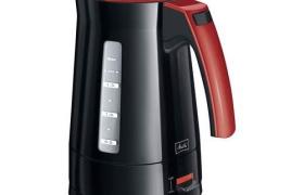 Melitta Enjoy Aqua Bouilloire sans fil, sans BPA noir/rouge