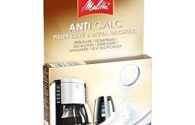 MELITTA Lot de 4 pastilles de détartrage ANTI CALC pour cafetières et bouilloires