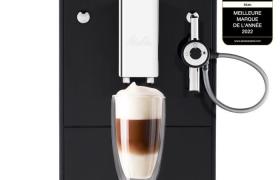 Melitta - Machine à Café à Grain Solo & Perfect Milk Noir - Machine Expresso Automatique Broyeur à Grains Auto Cappuccinatore