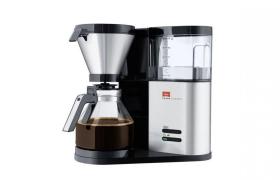 Melitta MELITTA 1012-01 Cafetiere filtre Aroma Elegance Glass Basis - Noir/ Acier brossé
