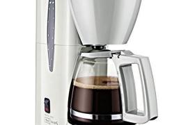 Melitta, Single 5, Blanc, M720-1/1 Cafetière Filtre Avec Verseuse Verre, 5 Tasses, Compacte, Compatible Avec Les Filtres 1x2