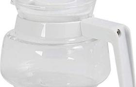 Melitta verseuse en verre, capacité 0,3 l, pour cafetières à filtres aromaboy, blanc