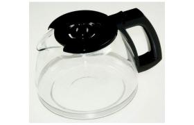 Melitta Verseuse en verre + couvercle noir pour cafetiere melitta