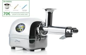 Pack promo Angel 5500 + Accessoires - Extracteur De Jus Horizontal Pack promo Angel 5500 + Accessoires - Extracteur De Jus Horizontal