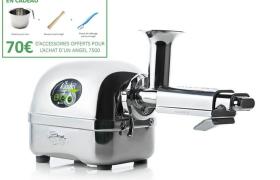 Pack promo Angel 7500 + Accessoires - Extracteur De Jus Horizontal Pack promo Angel 7500 + Accessoires - Extracteur De Jus Horizontal