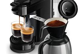 Philips Domestic Appliances SENSEO Switch Machine à Café à Dosettes et Filtre - Technologie 2 en 1, Réservoir d'Eau de 1 L, 7 Tasses en une Seule Fois, Couleur Noir intense (HD6592/65) Philips Domestic Appliances SENSEO Switch Machine à Café à Dosettes et Filtre - Technologie 2 en 1, Réservoir d'Eau de 1 L, 7 Tasses en une Seule Fois, Couleur Noir intense (HD6592/65)