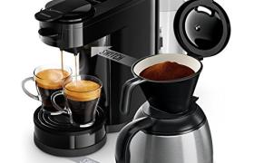 Philips HD6592/61 Machine à café SENSEO Switch 2 en 1 Noir (machine à dosettes + machine à café filtre) Philips HD6592/61 Machine à café SENSEO Switch 2 en 1 Noir (machine à dosettes + machine à café filtre)