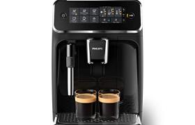 Philips Série 3200 Machine Expresso - Café à Grain - Mousseur à Lait Classique, 4 Spécialités de Café, Écran Tactile Intuitif, Noir Brillant (EP3221/40) Philips Série 3200 Machine Expresso - Café à Grain - Mousseur à Lait Classique, 4 Spécialités de Café, Écran Tactile Intuitif, Noir Brillant (EP3221/40)