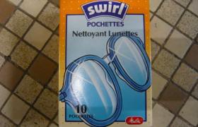 Pochettes nettoyant lunettes x10 SWIRL