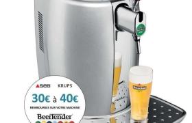 SHOT CASE - KRUPS BEERTENDER VB700E00 Loft Edition Machine a biere pression, Tireuse a biere, Pompe a biere, Fût 5L, Indic. LED, Sil
