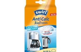 Swirl Anti Calc 3in1 Détartreur 18.5 g (pack de 4) Swirl Anti Calc 3in1 Détartreur 18.5 g (pack de 4)