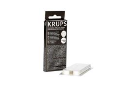 Tablettes de nettoyage XS300010 pour machine à café expresso seb EX6800FR (1,5 g x 10) - Krups