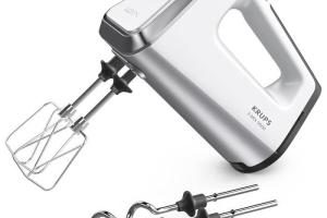 Batteur - KRUPS - GN 9101 3 Mix 9000 - Turbo Boost - Blanc Argenté - Acier Inoxydable