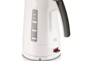 Bouilloire électrique sans fil Melitta Enjoy Aqua 1003-01 - Blanc - 1.7L - Filtre anti-calcaire amovible Bouilloire électrique sans fil Melitta Enjoy Aqua 1003-01 - Blanc - 1.7L - Filtre anti-calcaire amovible