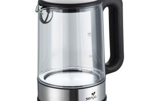 Bouilloire électrique sans fil en verre 1.7l tea lover