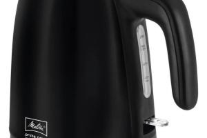 Bouilloire - Melitta - Prime Aqua Mini - 1,0 Litres - 2200 Watt - Noir