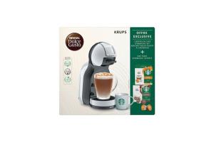 Cafetière à dosette ou capsule Krups Nescafé Dolce Gusto Krups YY5572 Coffret Starbucks mini me Gris Artic Cafetière à dosette ou capsule Krups Nescafé Dolce Gusto Krups YY5572 Coffret Starbucks mini me Gris Artic