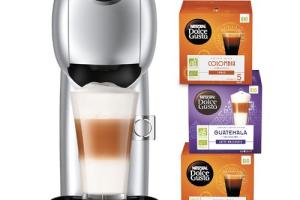 Cafetière à dosette Krups Nescafé Dolce Gusto Genio S Touch Coffret Cadeau YY4586FD 1500 W Gris