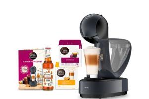 Cafetière à dosette Krups Nescafé Dolce Gusto Infinissima Barista Monin YY5177FD 1500 W Noir