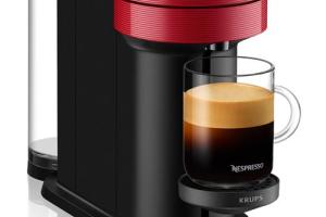 Cafetière à dosette Krups XN910510R Reconditionnée Rouge Cafetière à dosette Krups XN910510R Reconditionnée Rouge