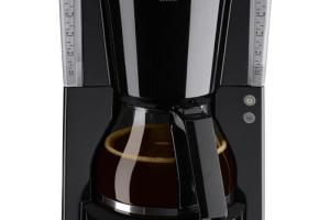 Cafetière filtre Melitta 1011-04 - Fonction AromaSelector®/Système anti-gouttes - Noir/Acier brossé