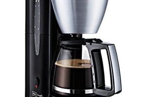 Cafetière filtre Melitta M720 Single 5 - 5 tasses - Acier/Noir - Valve de régulation de température