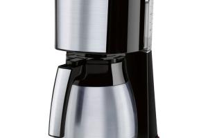 Cafetière À Filtre Avec Verseuse Isotherme En Acier Inoxydable Sélecteur DArôme Enjoy Top Therm Noir/Acier Brossé 1017-[CC9]