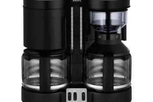 Cafetière Krups Duothek Plus - Noir - Goutte - 2200W