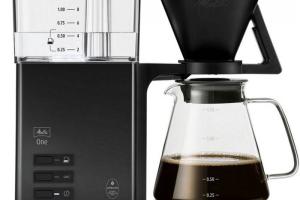 Cafetière - Melitta - One Pure Noir 1031-02 - Filtre - Réservoir amovible - Café moulu