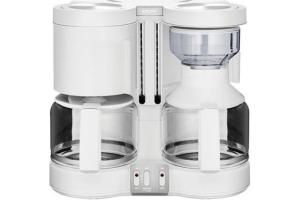Cafetière/théière - KRUPS - KM 8501 DUOTHEK PLUS - Capacité 20 tasses - Filtre à eau - Blanc