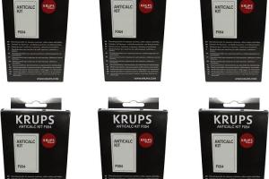 Détartrant d'origine Krups F054 Lot de 6 sachets poudre détartrante 2 sachets de 40 g
