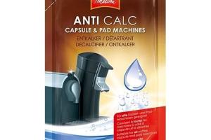 Détartrant liquide ANTI CALC pour machines à dosettes - MELITTA - Contenu suffisant pour un détartrage - Noir Détartrant liquide ANTI CALC pour machines à dosettes - MELITTA - Contenu suffisant pour un détartrage - Noir