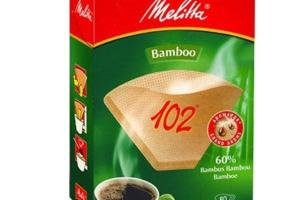 Filtre à café - MELITTA - 102 Bamboo - 80 filtres - 60% fibres de bambou - Norme NF Environnement Filtre à café - MELITTA - 102 Bamboo - 80 filtres - 60% fibres de bambou - Norme NF Environnement