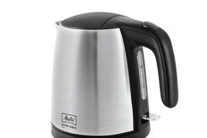 Kettle Melitta Melitta Prime Aqua Eu Silver en acier inoxydable Plastique 2200 W 1 L