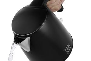 Kettle Melitta Prime Aqua Mini Black Edition 1 Plástico en acier inoxydable noir, inoxydable 2200 W 1,7 L