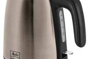 Kettle Melitta Prime Aqua Mini Metallic Grey Grey Grey Inoxydless Steel 2200 W 1 L