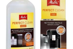 Kit entretien cafetière - Melitta - Perfect Clean - Liquide 250ml et 4 Tablettes nettoyage express