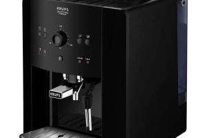 KRUPS ARABICA EA811010 - Machine expresso avec broyeur - 1450W - Réservoir d'eau 1,7L - Café en grains - 15 bars - Noire